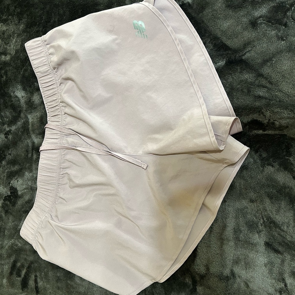 New Balance Women's Athletic Shorts in Light Gray